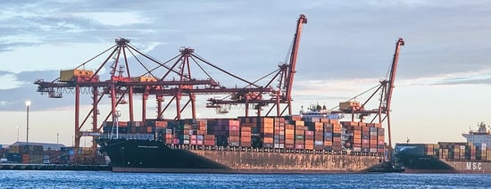 Maersk Shekou at Fremantle July 26 Β©Amanda Bradfield