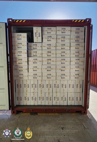 Cigarette import - Australian Federal Police