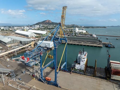Liebherr crane - Port of Townsville