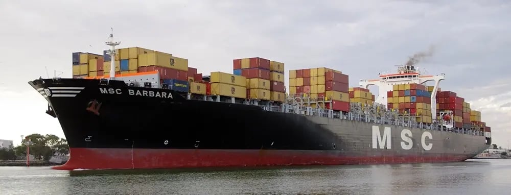 MSC BARBARA (9226932) MSC outboundMelbourne08042018=18pkt5033s=Dale E Crisp