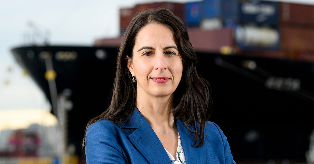 NSW Ports CEO Marika Calfas