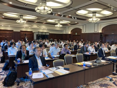 Delegates gather to listen to the presentation. Credit: Contributed