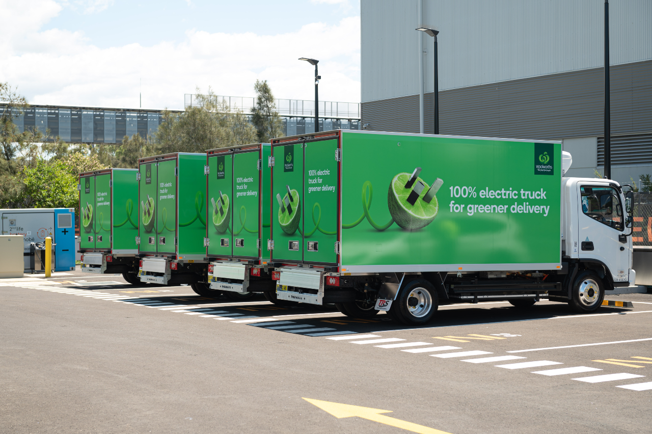 Woolworths electric trucks