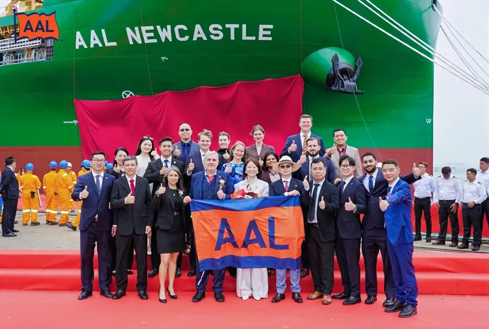 AAL Newcastle naming ceremony - AAL Shipping