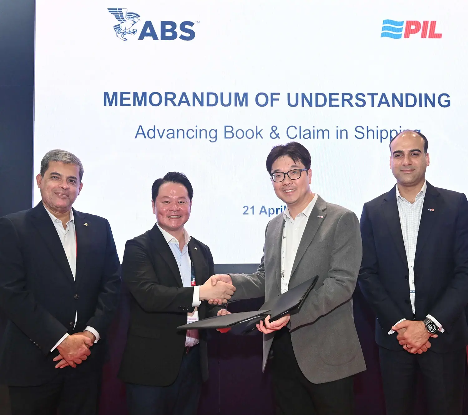 ABS PIL MoU signing in Singapore Apr26