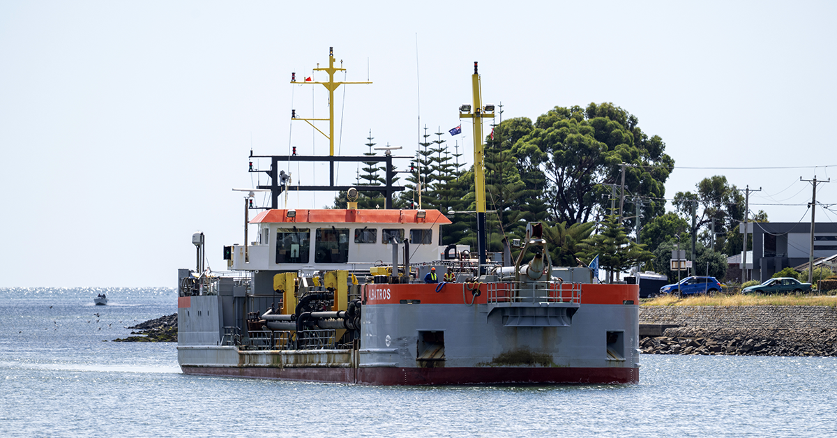 Dredging kicks off at Port of Devonport