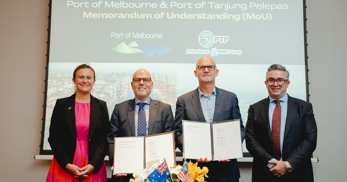 Ports of Melbourne and Tanjung Pelepas sign MoU