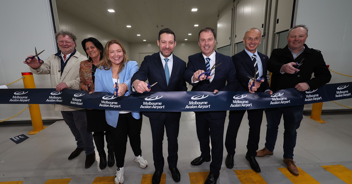 New Victorian airfreight centre open for business