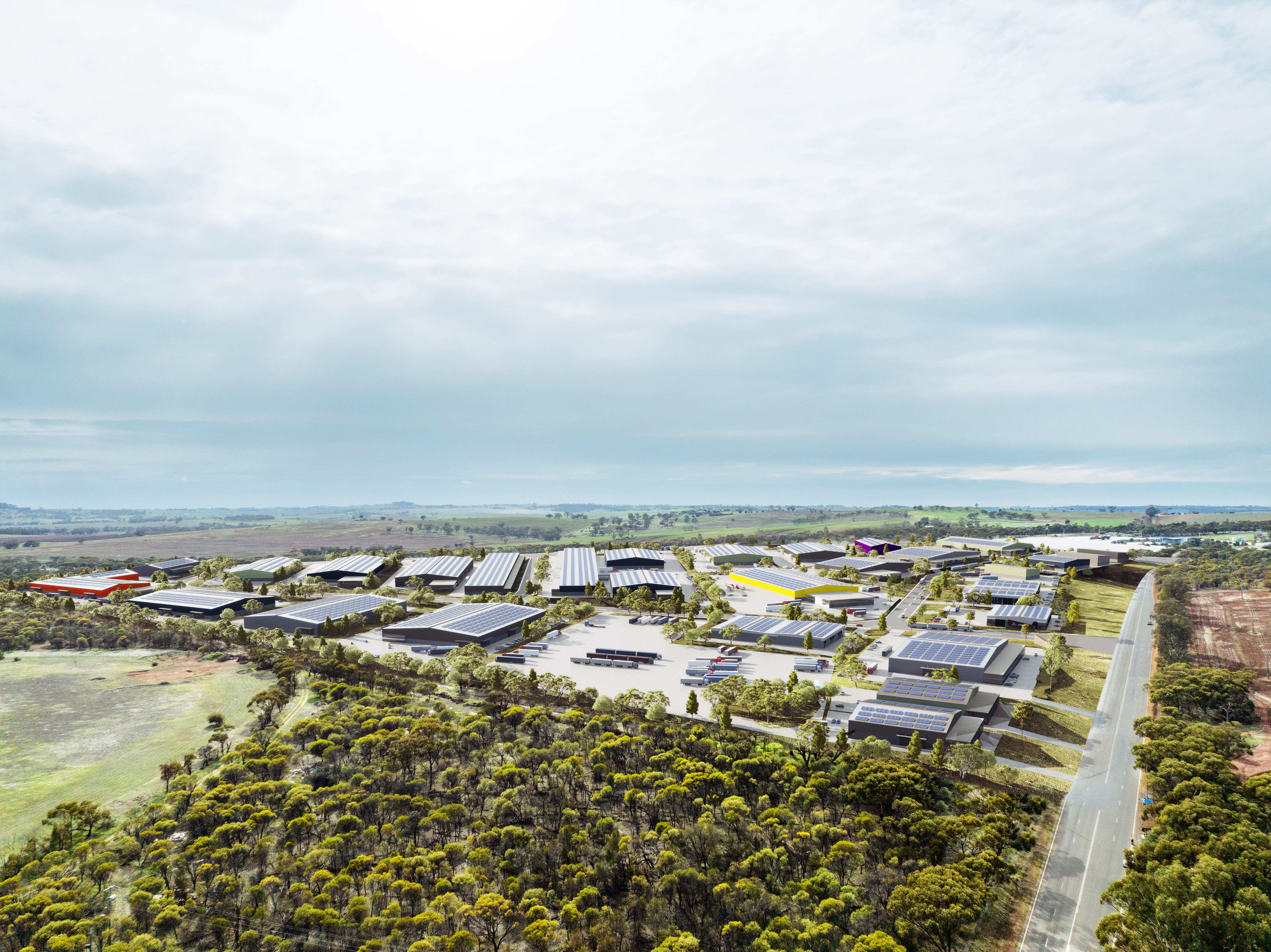 AvonWest Industrial Subdivision.  Image: AvonWest
