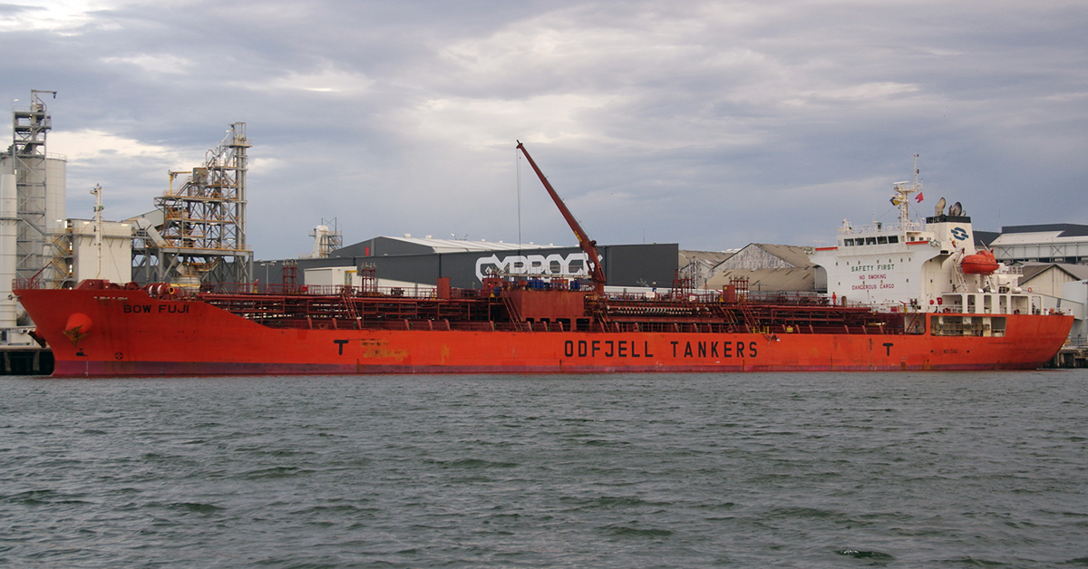 Chemical tankers in trouble on both sides of the Tasman