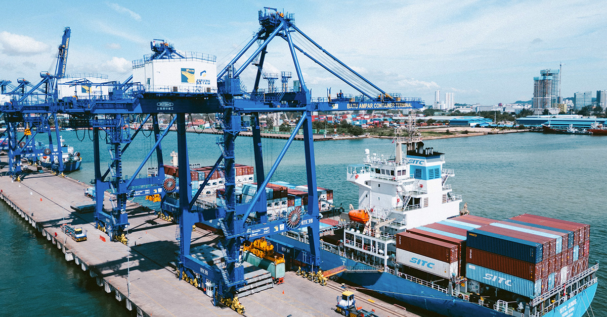 North Pier at Port of Batu Ampar. Image: ICTSI