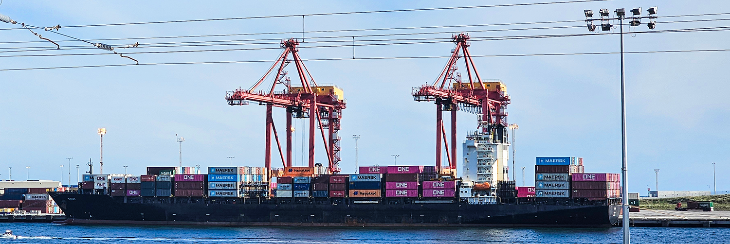 Containership Bach at Fremantle Apr26