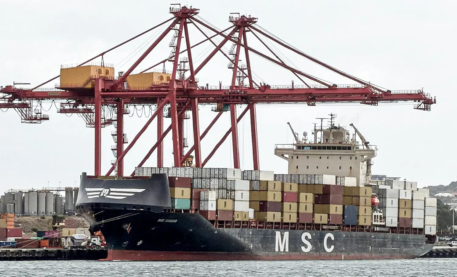 MSC Shahar in Fremantle Mar26