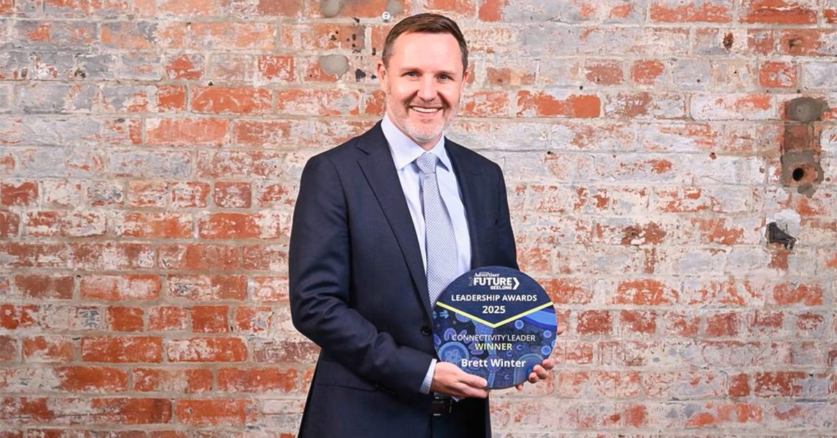 GeelongPort CEO Brett Winter Honoured with connectivity award