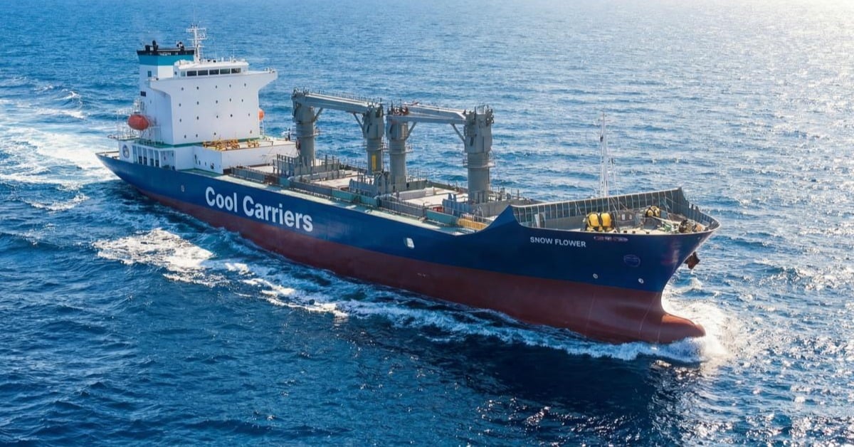 Snow Flower is the first of seven Snow-class vessels for Cool Carriers. Image: Cool Carriers