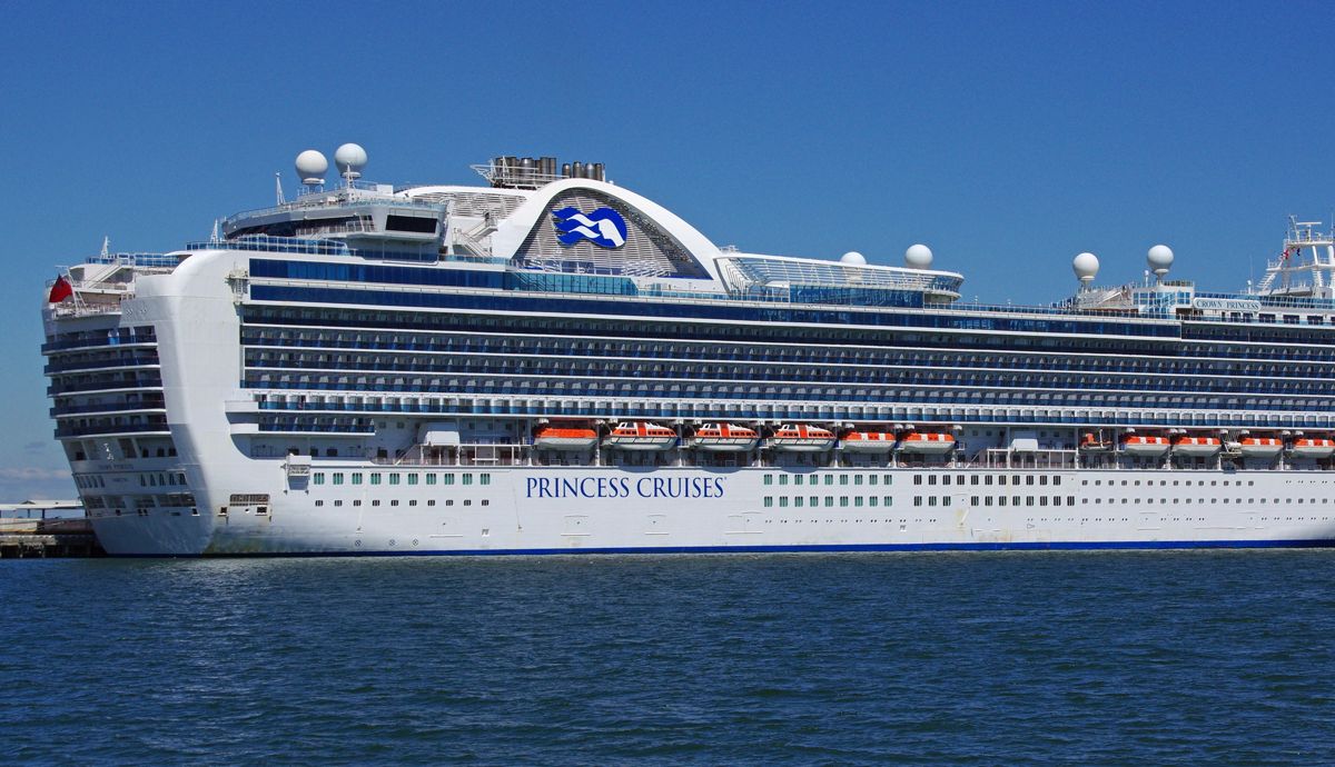 Crown Princess in Melboure. Credit: Dale E Crisp