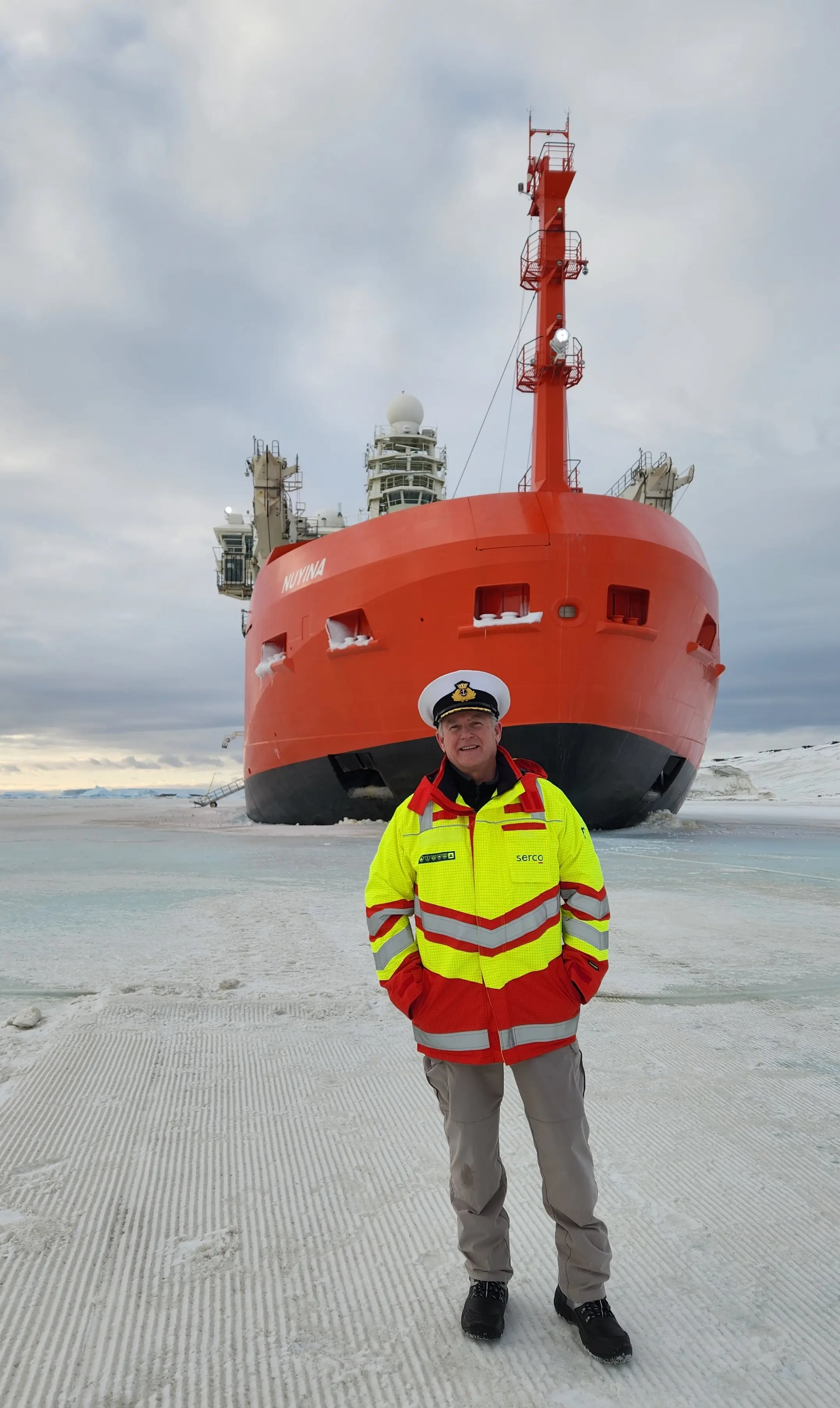 Captain Gerry ODoherty - Serco RSV Nuyina Master (Credit Katrina Beams Serco)