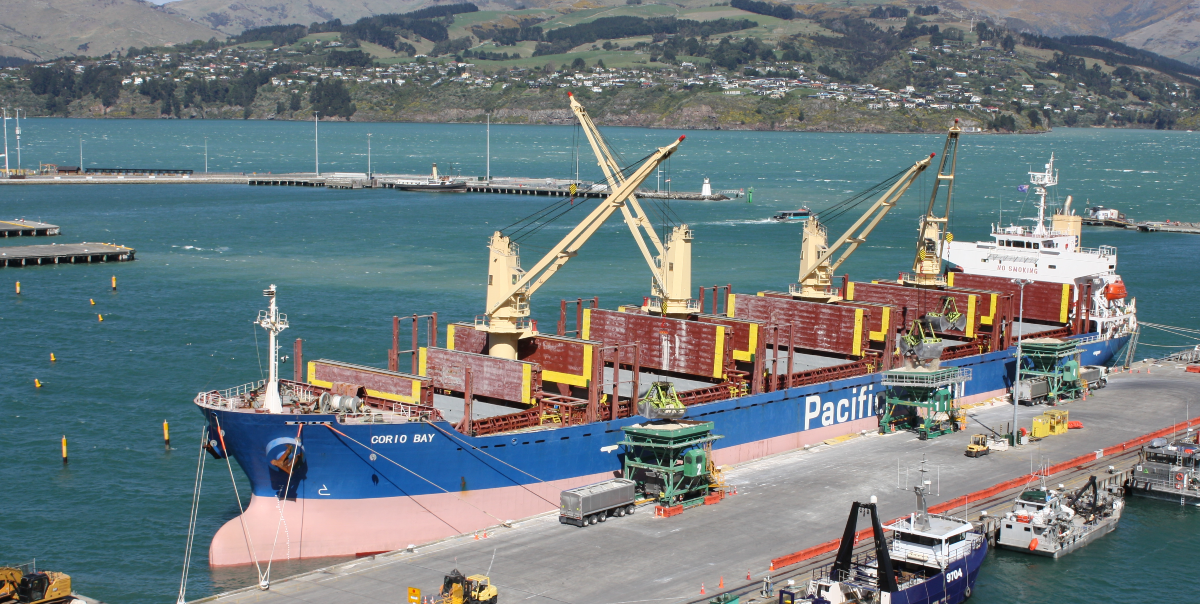 Corio Bay at Lyttelton. Image: Alan Calvert