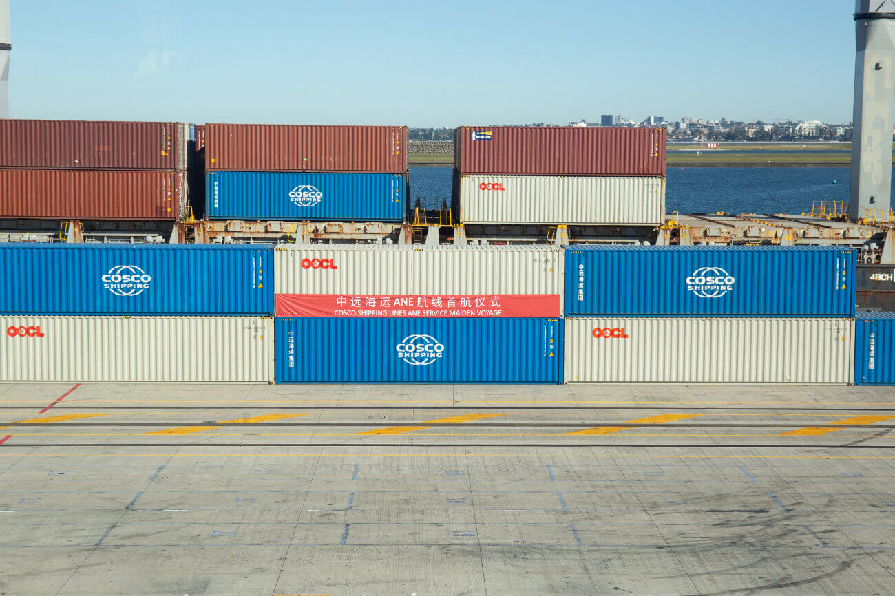 COSCO ANE Service first voyage ceremony