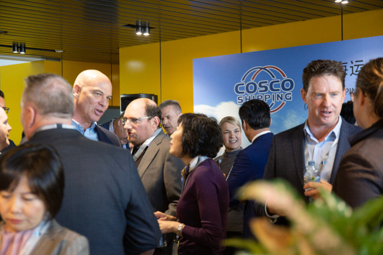 COSCO ANE Service first voyage ceremony