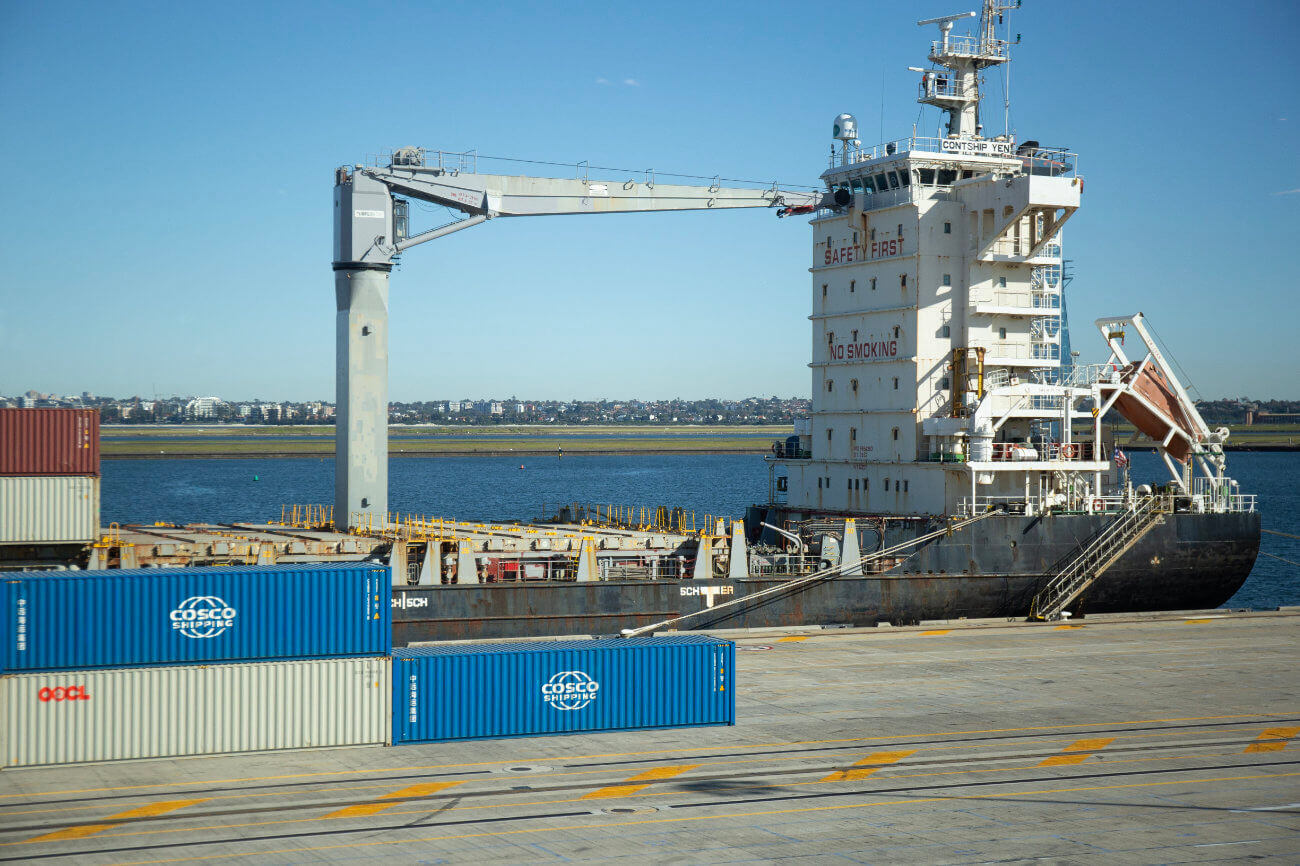 COSCO ANE Service first voyage ceremony