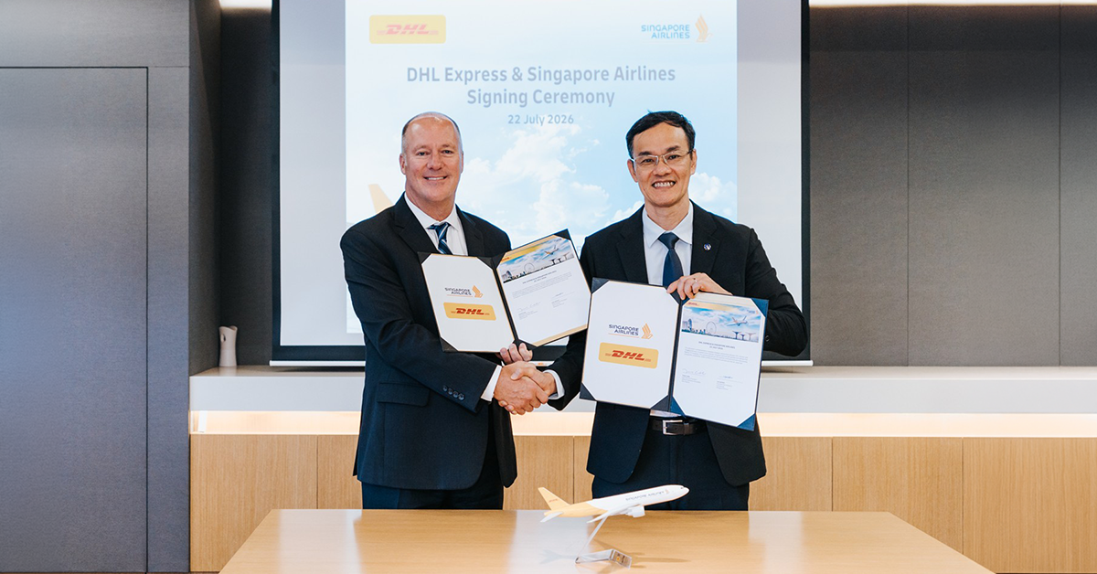 DHL Express and Singapore Airlines extend freighter partnership