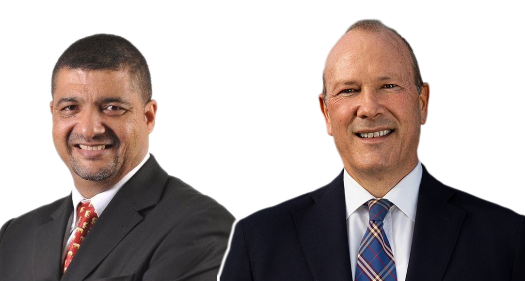 DNV's Regional Navy Director Denzal Hargreaves & Global Navy Director Wolf-Rüdiger von Tolll. Image DNV