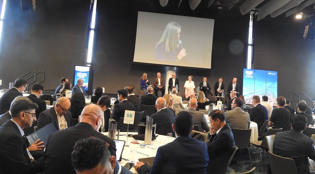 The first panel at Safe Ships, Safe Ports Forum. Image: Allen Newton