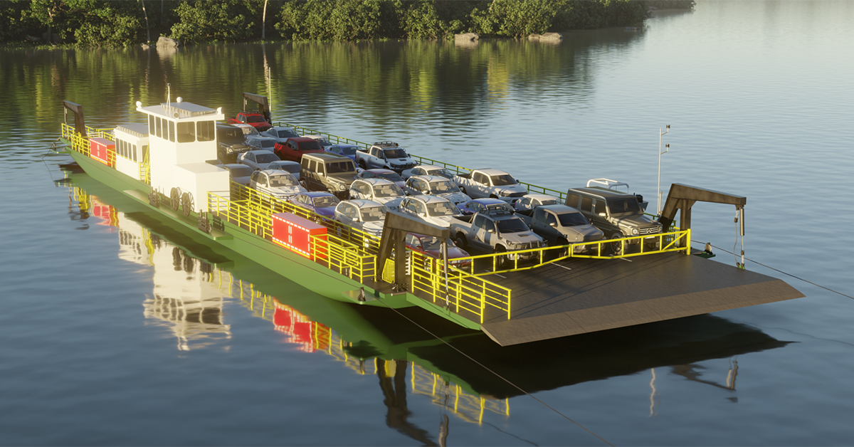 Local company Birdon wins contract for new Daintree River ferry