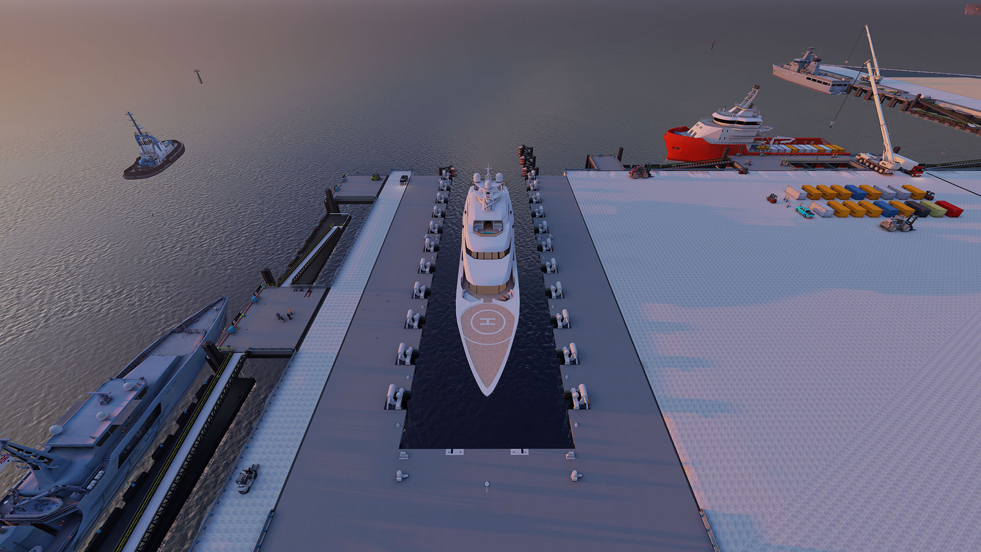 Darwin ship lift artists impression. Image NT government