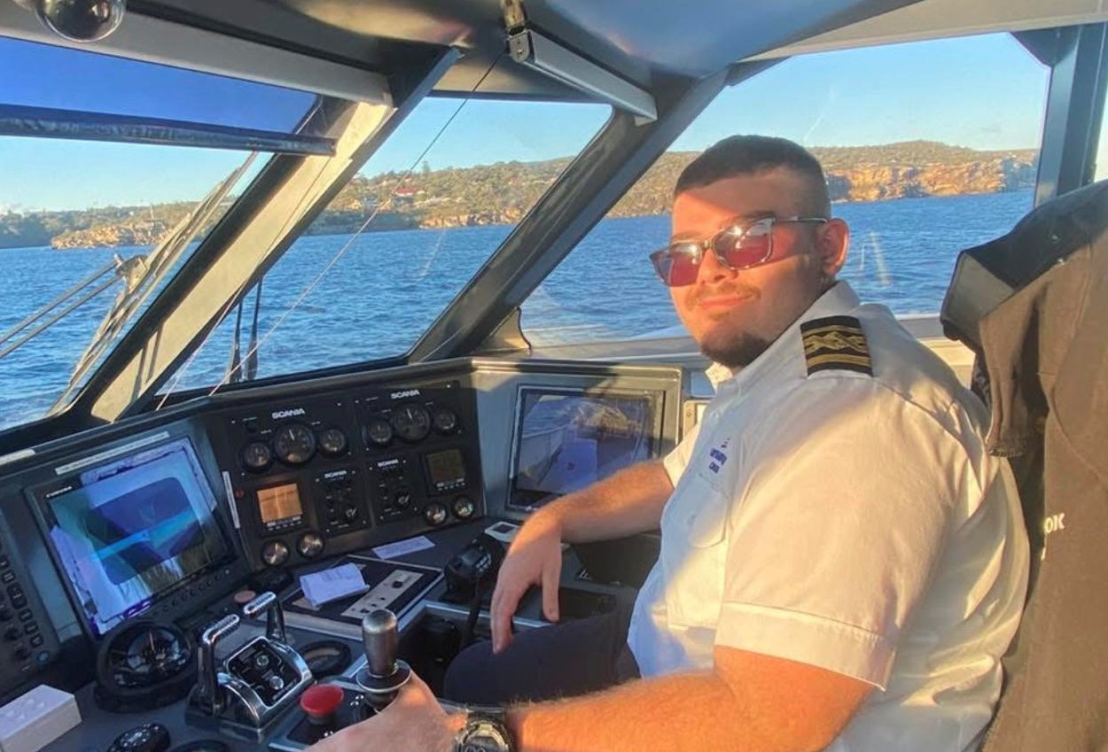 Dominic Bruno at his office. Credit: TAFE NSW