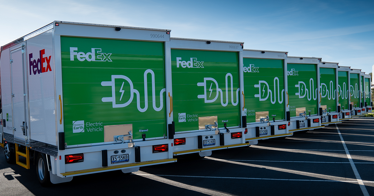 FedEx introduces EVs to Oz