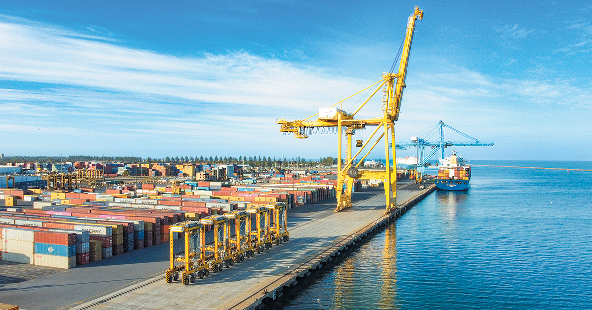 Image: Flinders Adelaide Container Terminal