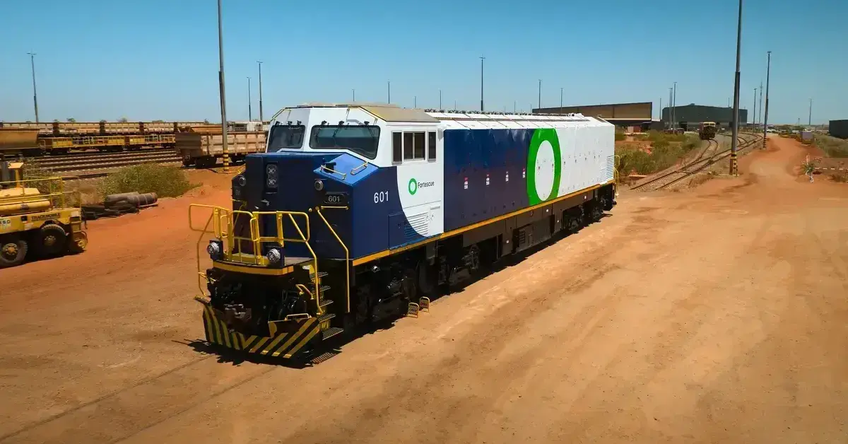 Fortescue electric locomotive: Image Fortescue