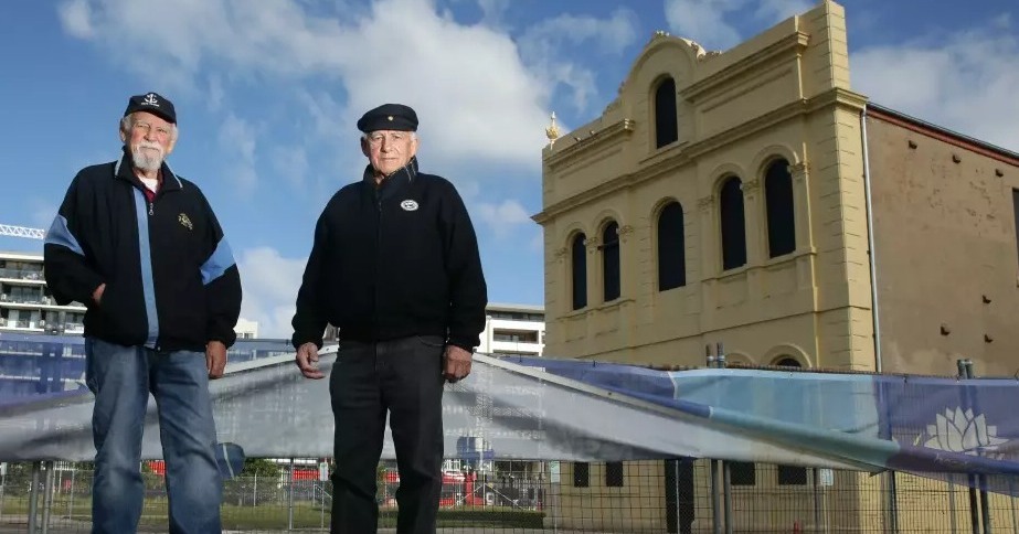 Fred Krausert on the right was a stalwart of the union movement. Credit: Facebook and MUA