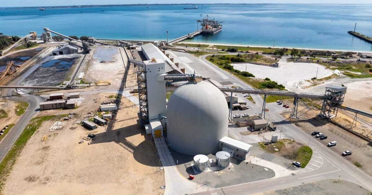 $91 million clinker terminal quadruples Kwinana Bulk Terminal capacity