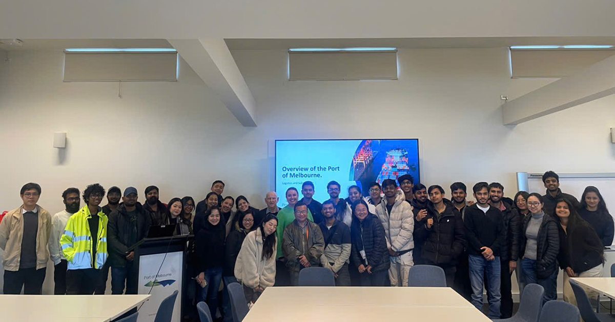 Port of Melbourne hosts RMIT students