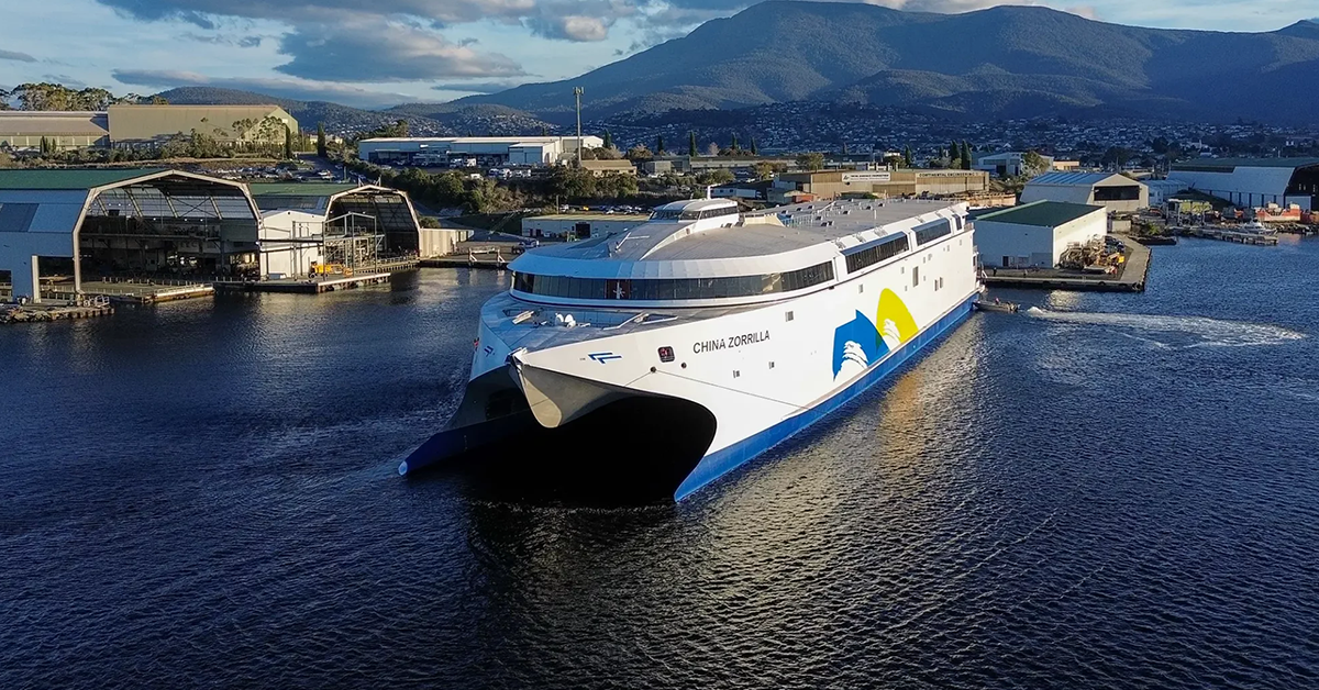 Pride of Incat Tasmania now in River Plate service