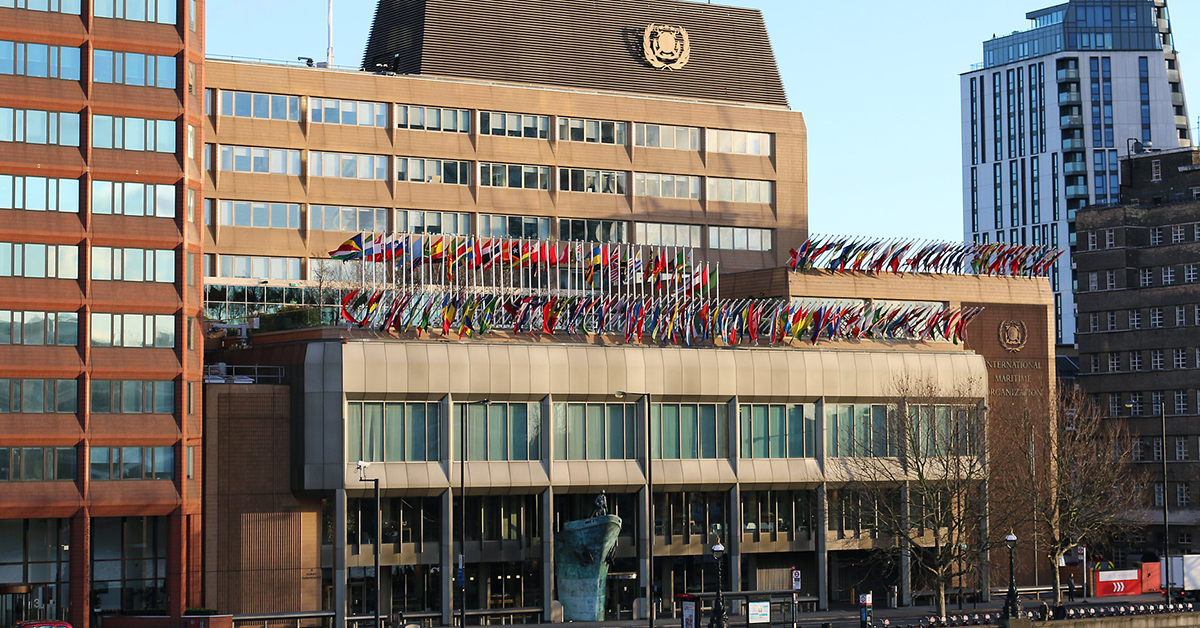 MEPC 84 will be held at the IMO's London headquarters. Image: IMO