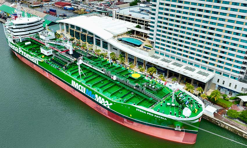 New methanol-fuelled tanker named