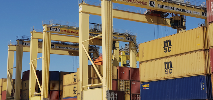 Konecranes installs first RTG busbar retrofit in Spain