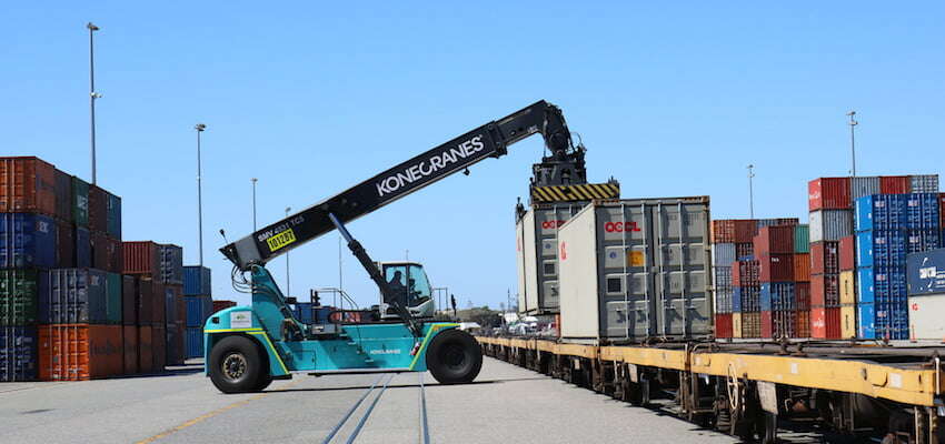 Fremantle Ports marks record rail performance