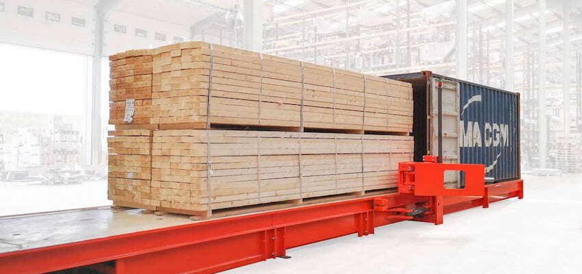 New system for fast container loading