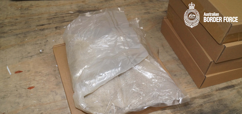 Illicit substance found inside container