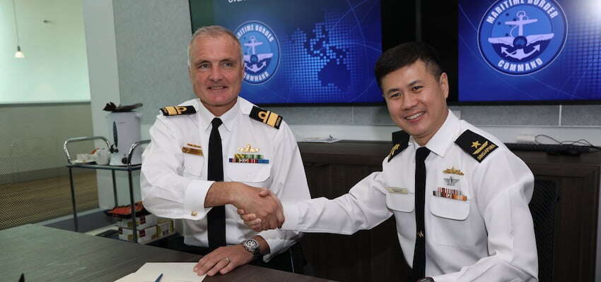 Australia and Singapore civil maritime security collaboration