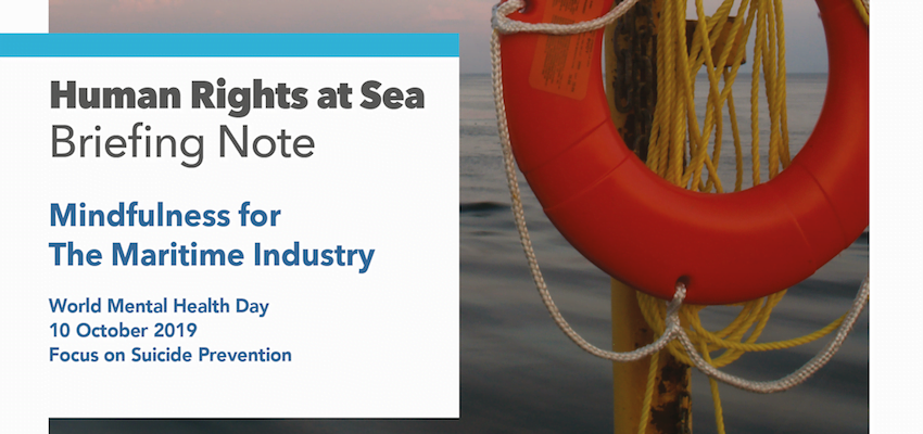 World Mental Health Day a chance to focus on seafarer welfare