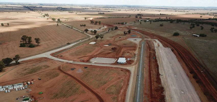 Parkes is set to be the northernmost point of Inland Rail for some time to come. Credit: Inland Rail