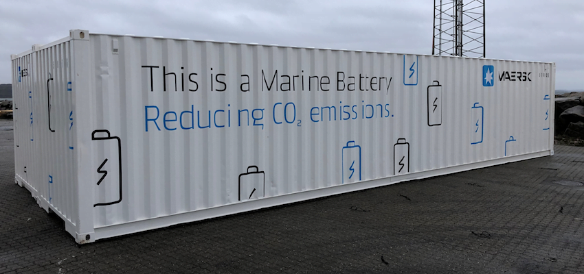 Maersk to pilot a battery system to improve power production