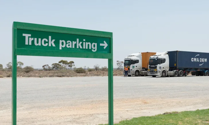 Exemptions for heavy vehicle drivers at rest stops