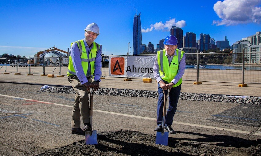 Ground broken at Glebe Island multi-user facility